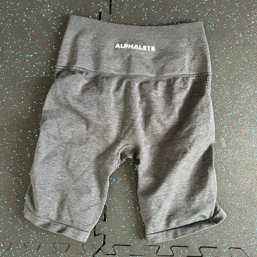 Alphabets biker shorts
